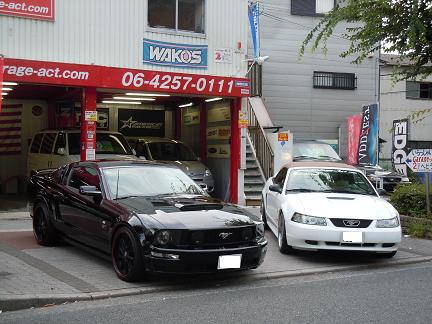 マスタング カスタム サス ダウンサス アメ車 専門店 大阪 ガレージアクト