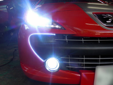 プジョー207 HID LED 輸入車 カスタム 販売 オークション代行 専門店 大阪 ガレージアクト