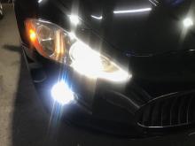 マセラティ　グランツーリズモ　ヘッドライトHID・ポジションLED交換です