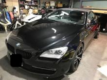 ＢＭＷ640ｉ鏡面磨きとガラスコーティングっす。