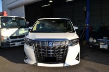 ご注文の新車　トヨタ　アルファード　3.5GF入庫しました。