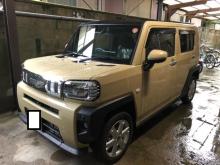 新車 ダイハツ タフト 本日納車致しました。