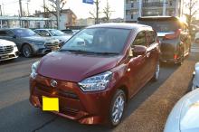 新車ダイハツ　ミライース納車致しました。