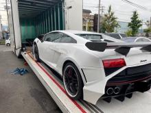 ランボルギーニ ガヤルド 無事陸送納車致しました。