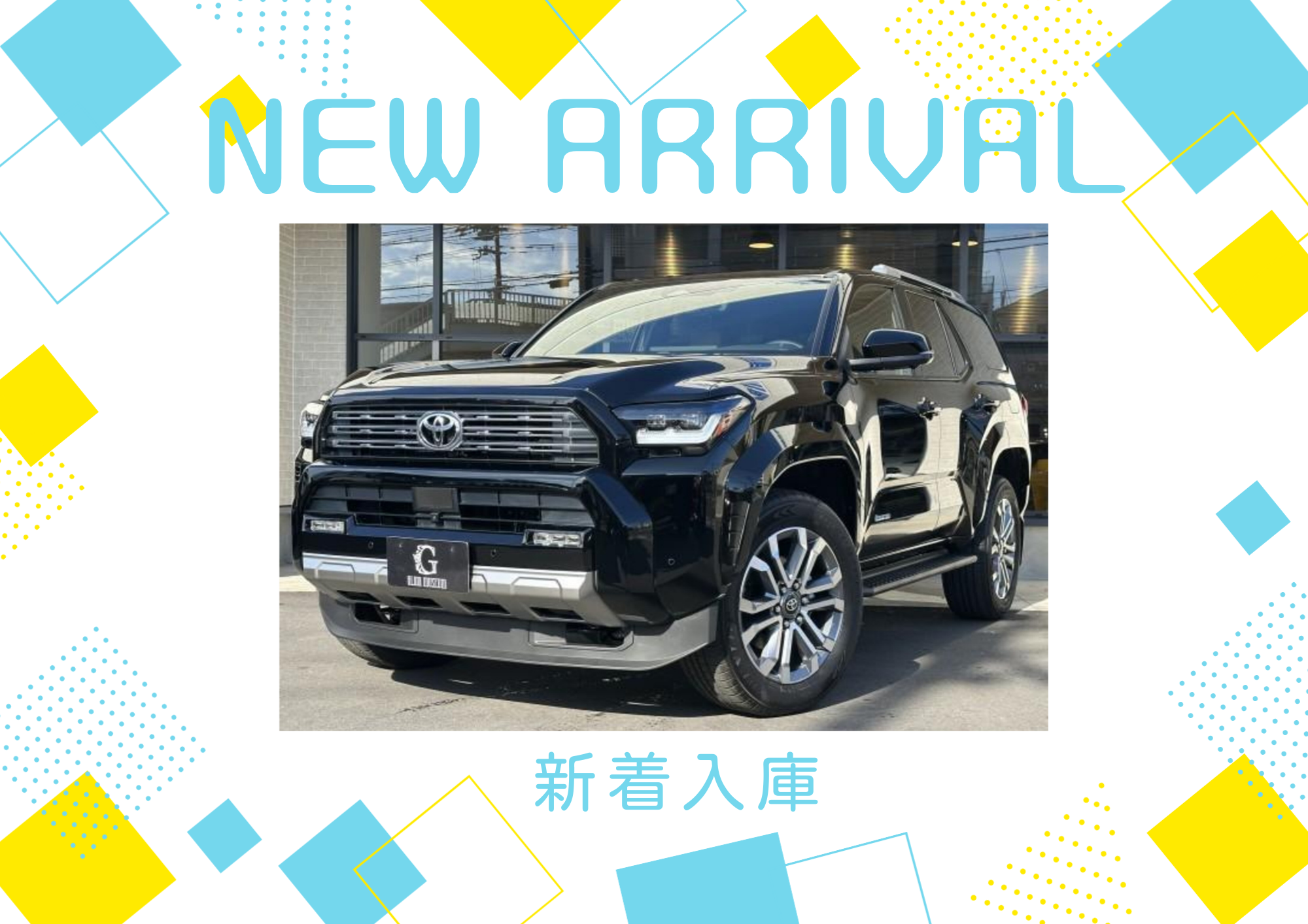 ★2025ｙモデル　新車　USTOYOTA　4RUNNER(black)入庫！★