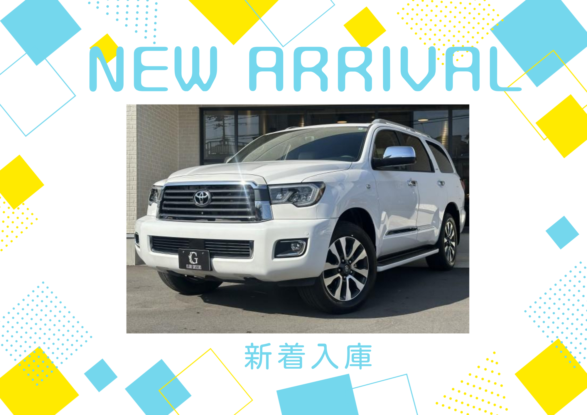 ★2018ｙモデル　USTOYOTA　SEQUOIA(white)入庫！★