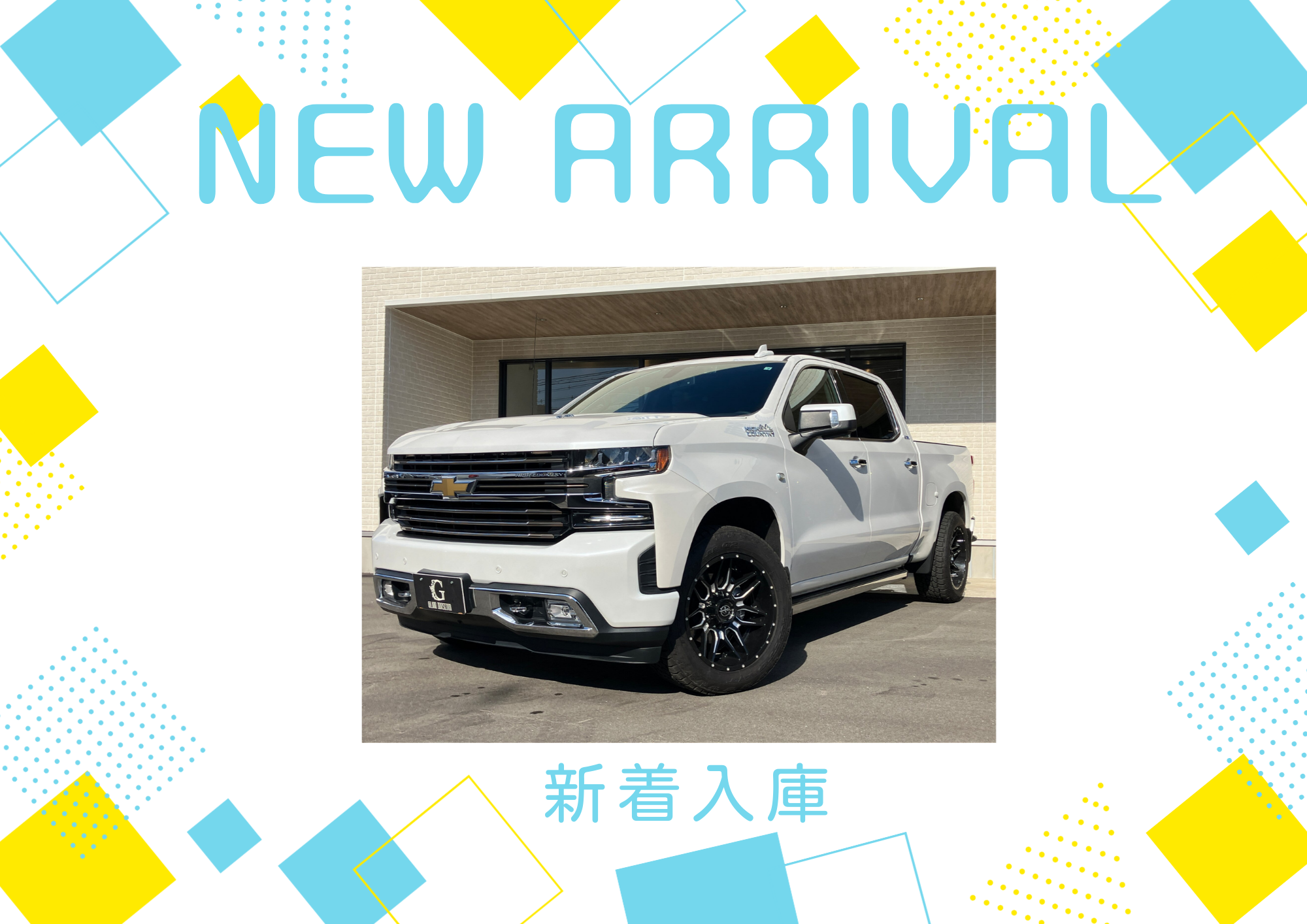 ★2019ｙモデル　Chevrolet　Silverado(white)入庫！★