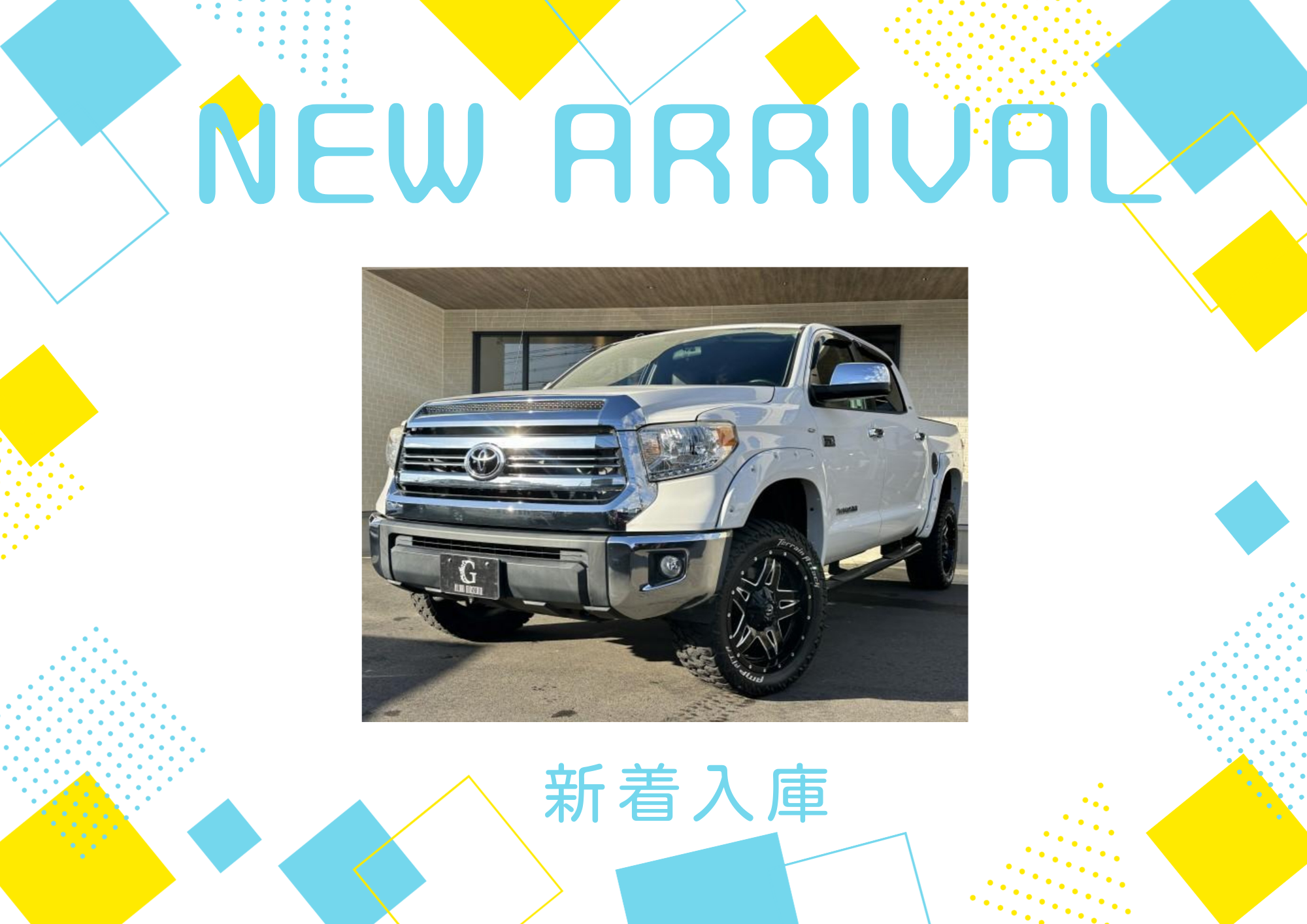 ★2017ｙモデル　USTOYOTA　TUNDRA(white)入庫！★