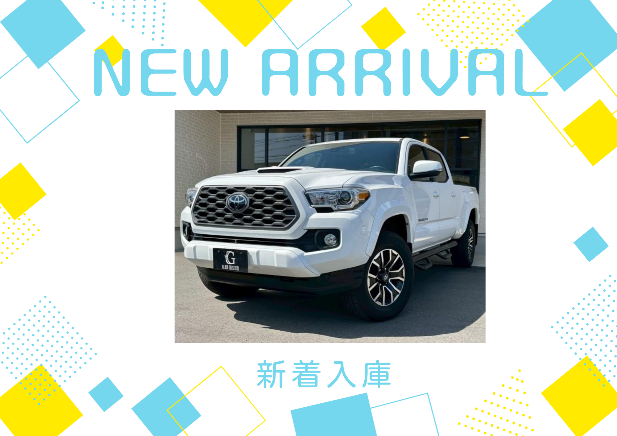 ★2021ｙモデル　USTOYOTA　TACOMA(white)入庫！★