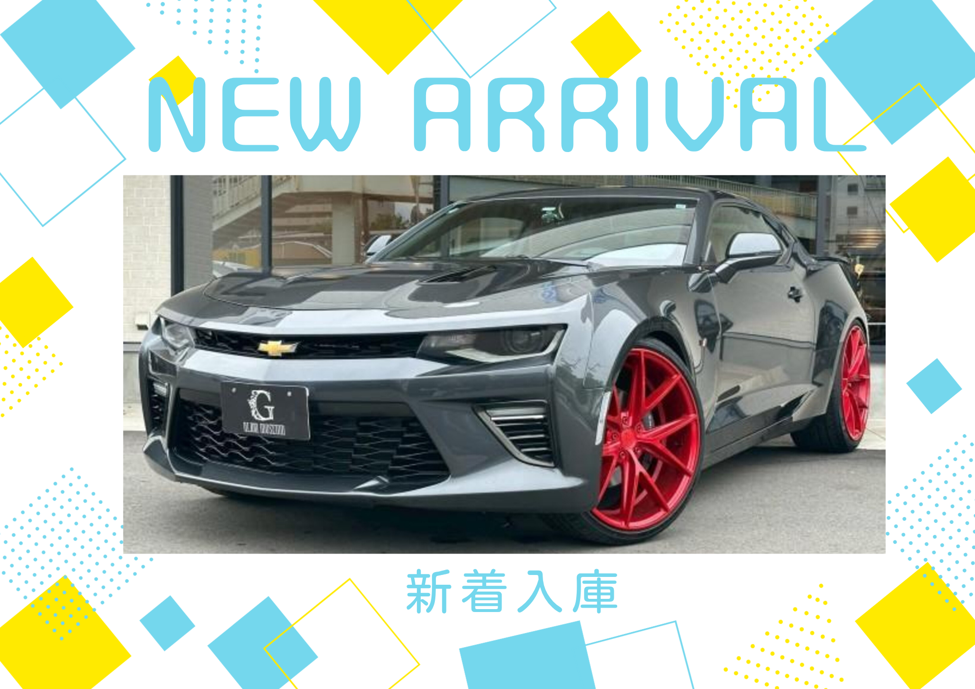 ★2017ｙモデル　Chevrolet　Camaro(gray)入庫しました！★
